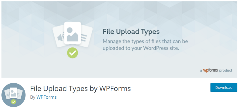 file upload types plugin