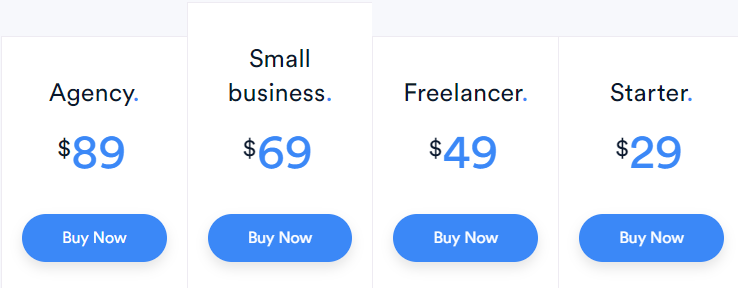 kali forms pricing plans