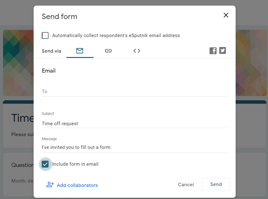 4 ways to send Google Form survey