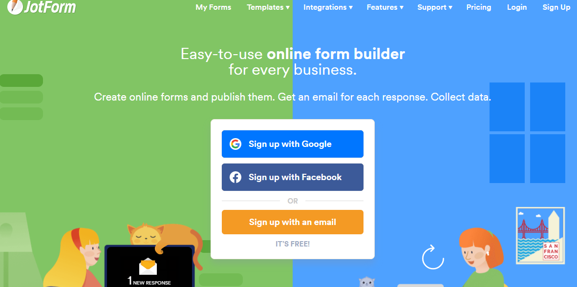 free web form builder - Jotform 