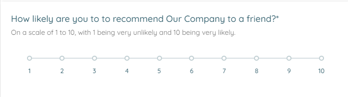 customer satisfaction types of survey question