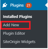 add a new WordPress plugin