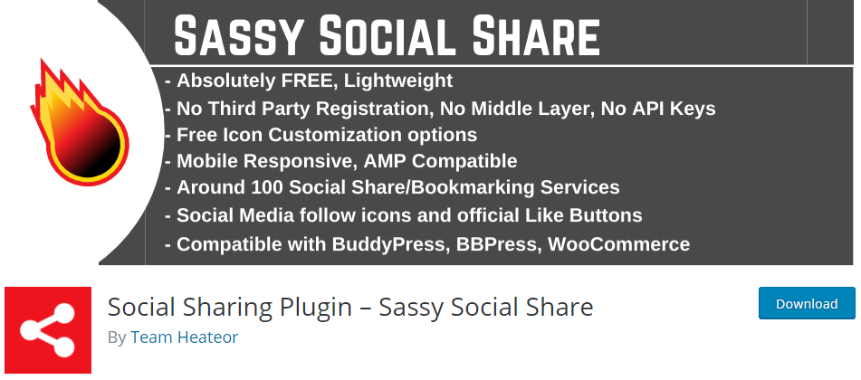 sassy social share plugin