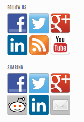 wordpress social media plugin icons