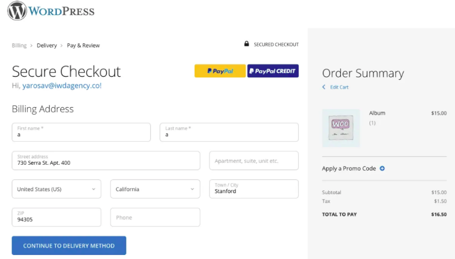 WooCommerce One Page Checkout Suite