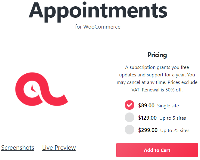 WooCommerce Appointments