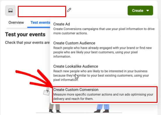 create Custom conversion