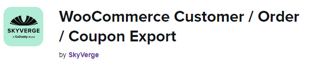 WooCommerce customer order coupon export