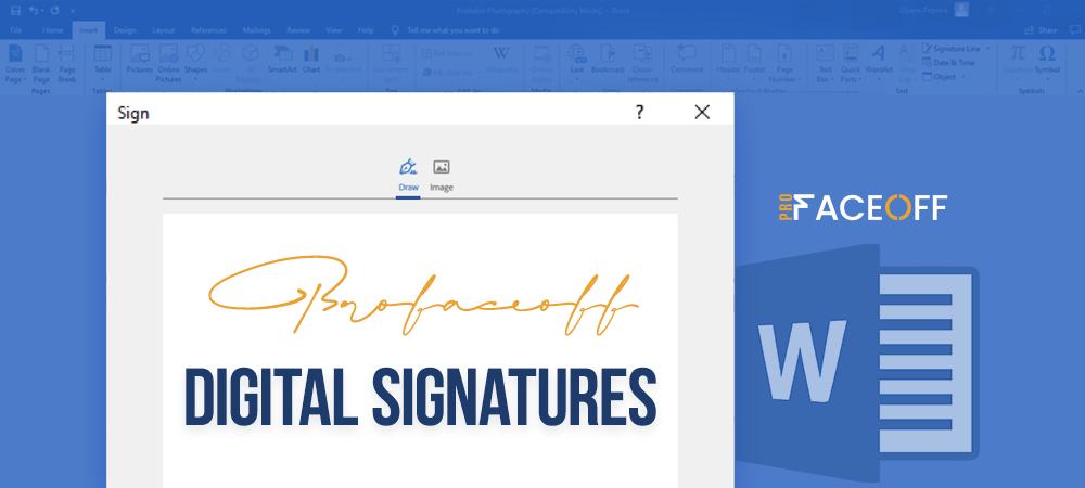 3 Easy and Free Ways to Create Digital Signatures in Word - Pro Faceoff