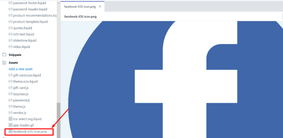 upload Facebook icon