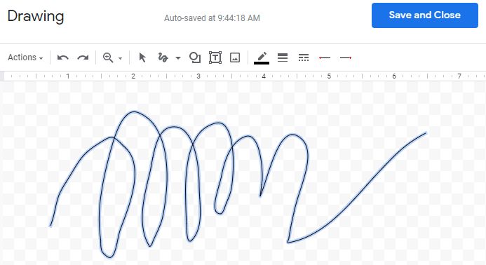 draw signatures google docs