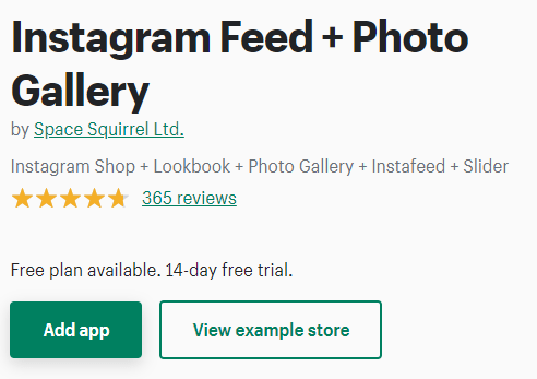 instagram feed photo gallery