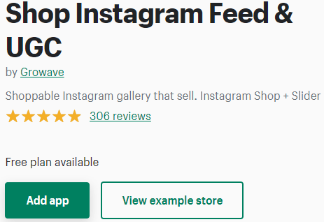 shop instagram feed ugc