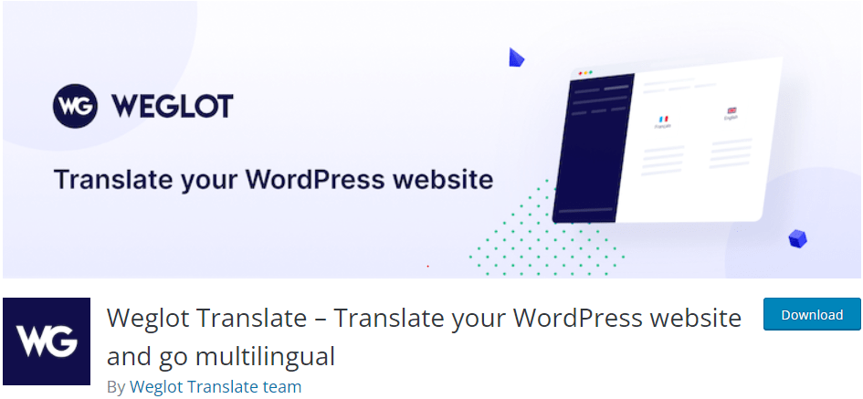 Weglot WordPress translation plugin