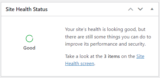 pfo-wordpress-dashboard-site-health-status