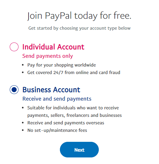 pfo-paypal-business-account