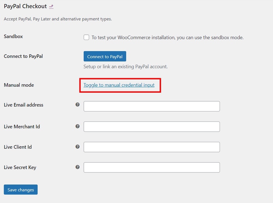 pfo-toggle-to-manual-credential-input-to-set-up-paypal