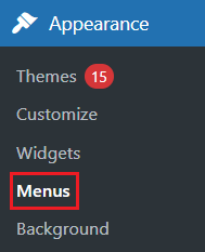 pfo-wordpress-appearance-menus